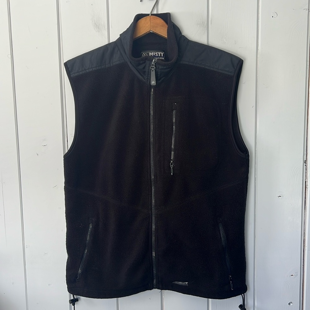 Misty Mountain Polar Fleece Vest Black Men’s Medium